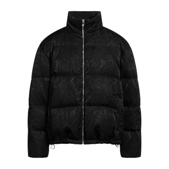 Versace Barocco Jacquard Black Goose Down Puffer Hooded Jacket 3XL/ 56 NWT$2,425 - Picture 1 of 16